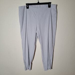 J. Jill | Stretch Linen Blend Pull On Pants Coastal Grandma Lagenlook Beach L